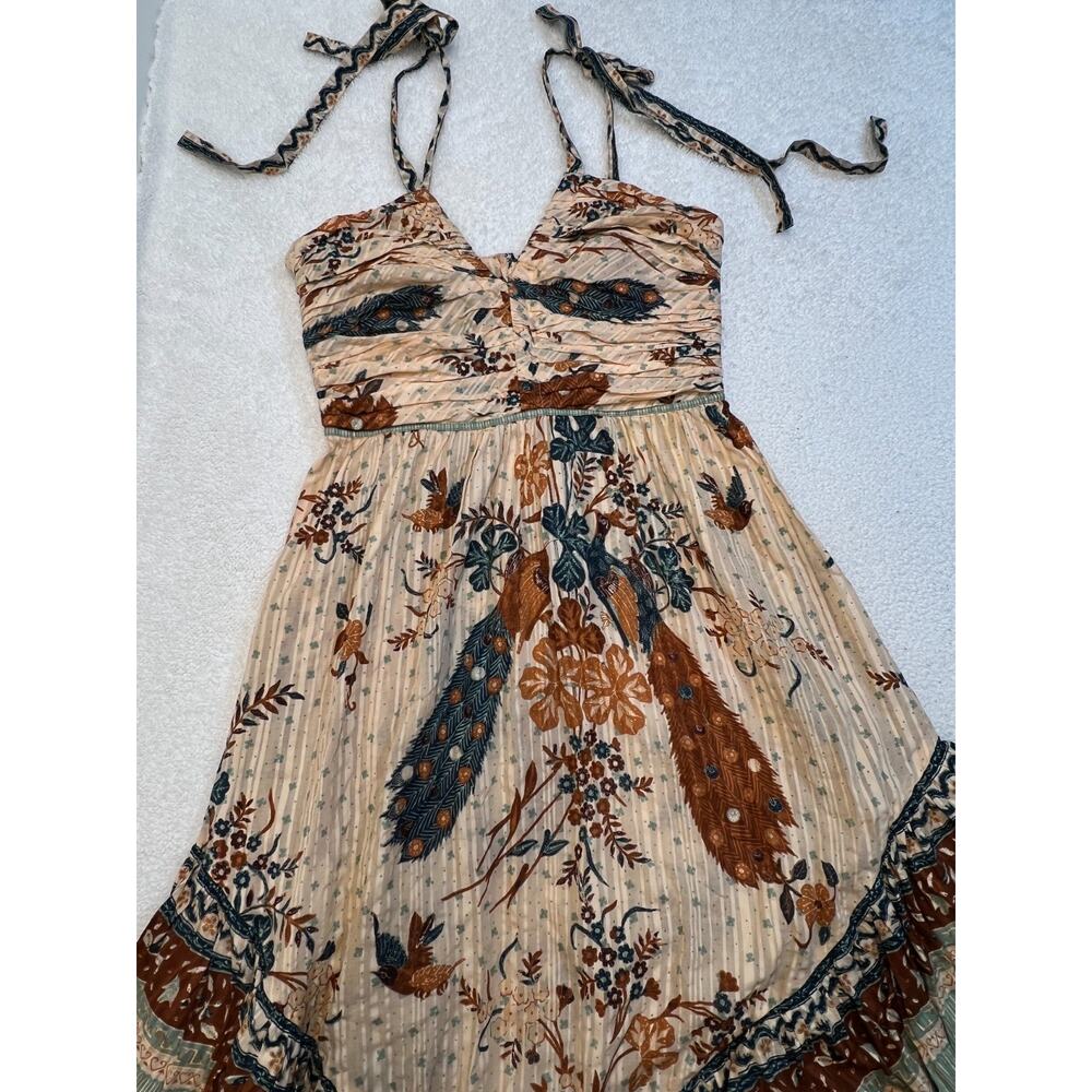 Ulla Johnson Portia Floral Print Midi Dress Boho Cottagecore Costal Summer, Sz 6 - Picture 6 of 14